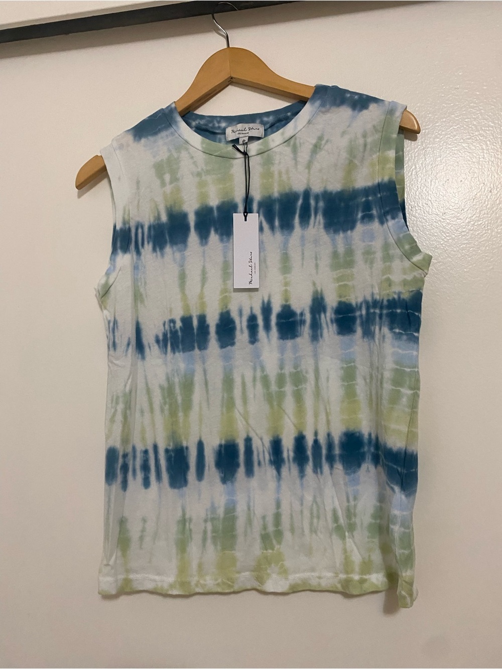 Michael Stars Iris Classic Muscle Tee Sky Combo